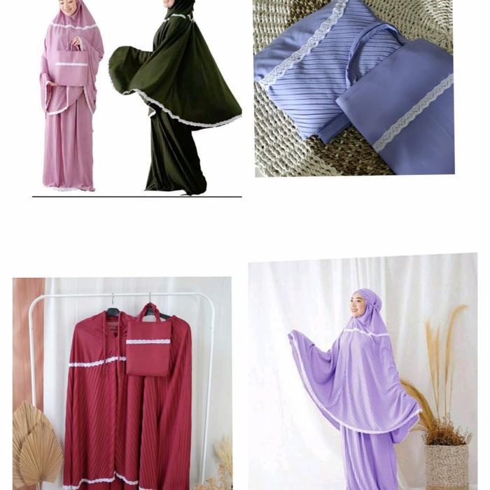 SALE mukena plisket dewasa TERMURAH