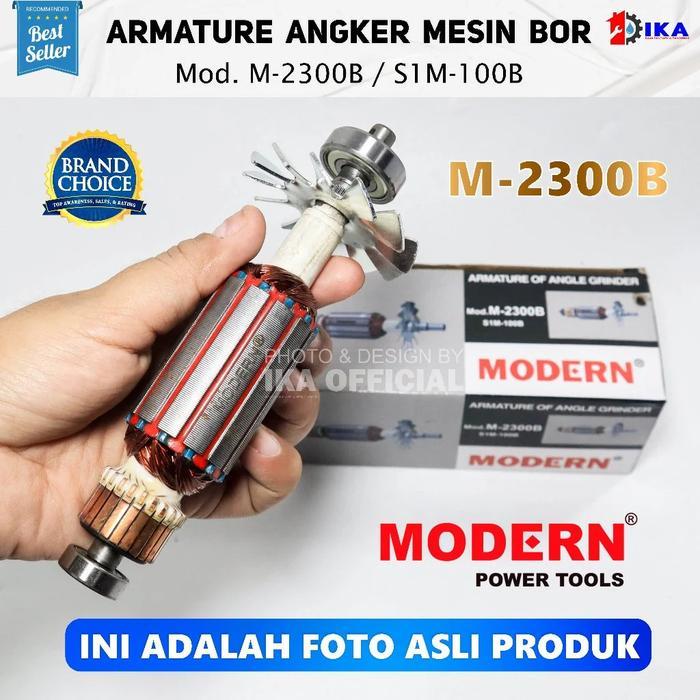Armature Angker Bor Modern M-2900 / Armature Mesin Gerinda Tangan Modern M2300B