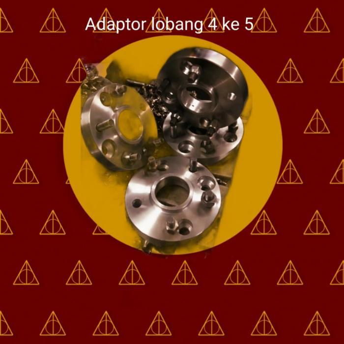Adaptor velg ban mobil untuk rubah pcd /lobang 4 ke 5 tebal 2,2 cm 2 pcs