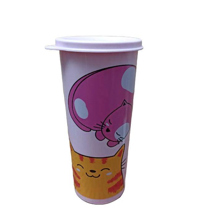 CAT TUMBLER TUTUP DATAR TUPPERWARE / BOTOL MINUM