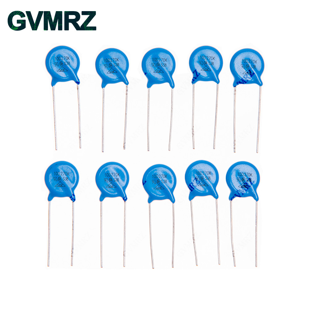 120PCS 12Values Varistor Resistor Kit 5D471K 7D471K etc. DIP Package for Surge Protection Projects