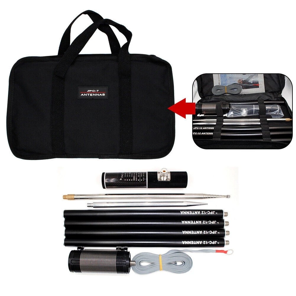 DISKON PAC-12 7MHz-50MHz 100W Multi Band HF Shortwave GP Antenna QRP For Ham Radio IHBPE   EXCLUSIVE