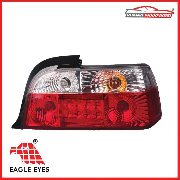 Stop Lamp - Bmw E36 1991-1998 - Eagleeyes - Red Clear - Led