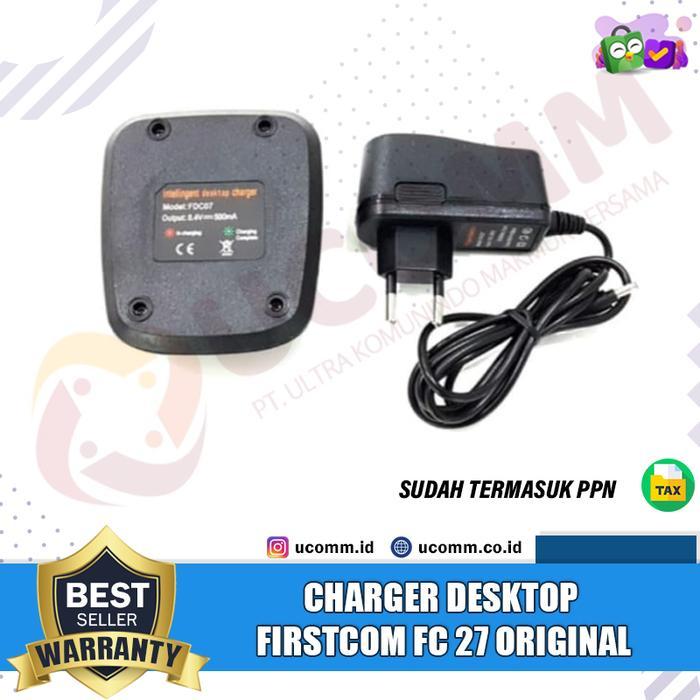 Charger Desktop Firstcom Fc 27 Fc-27 Fc27 Charger Ht Firstcom Original
