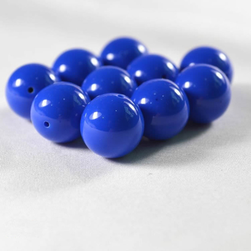 28 Colors Acrylic Beads Round Loose Spacer Beads Fit DIY 6/8/10/12/14mm Handmade Bracelet Earring