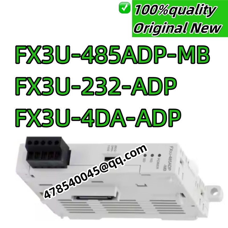 100% new original FX3U-485ADP-MB FX3U-232-ADP FX3U-4DA-ADP
