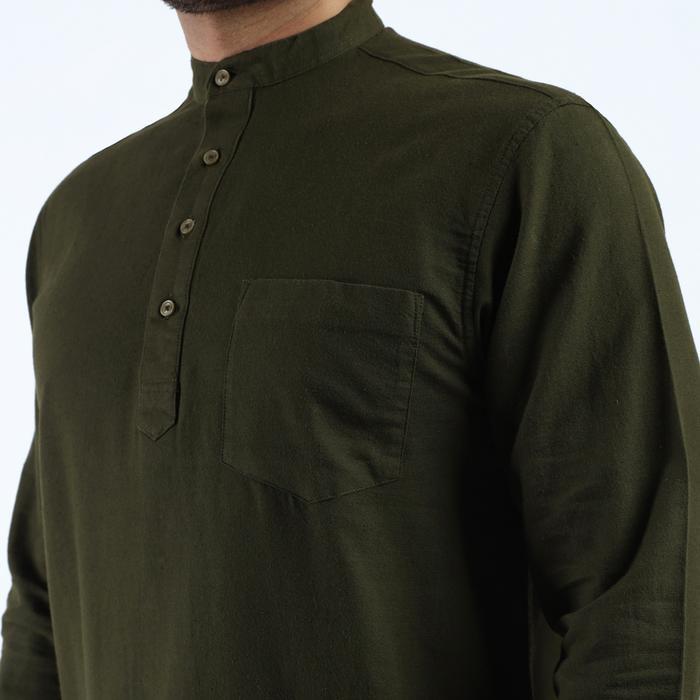 Larusso X Rizky Ridho - Koko Kurta Organic Cotton Changi - Army
