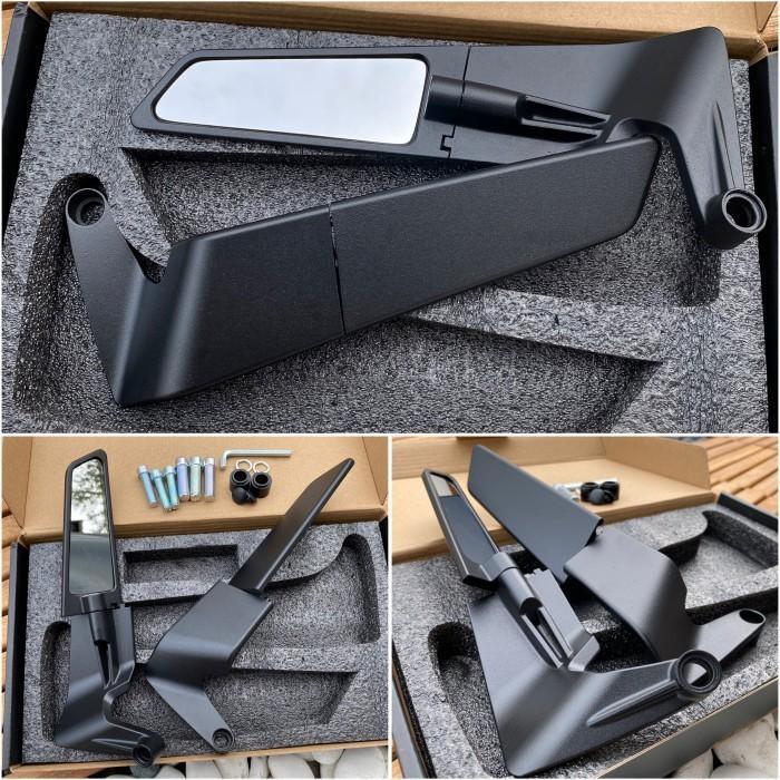 Berkualitas Spion Winglet Premium Motor Yamaha Mt15 Mt25 Xsr Wr155 Vixion Scorpio Aksesoris Motor