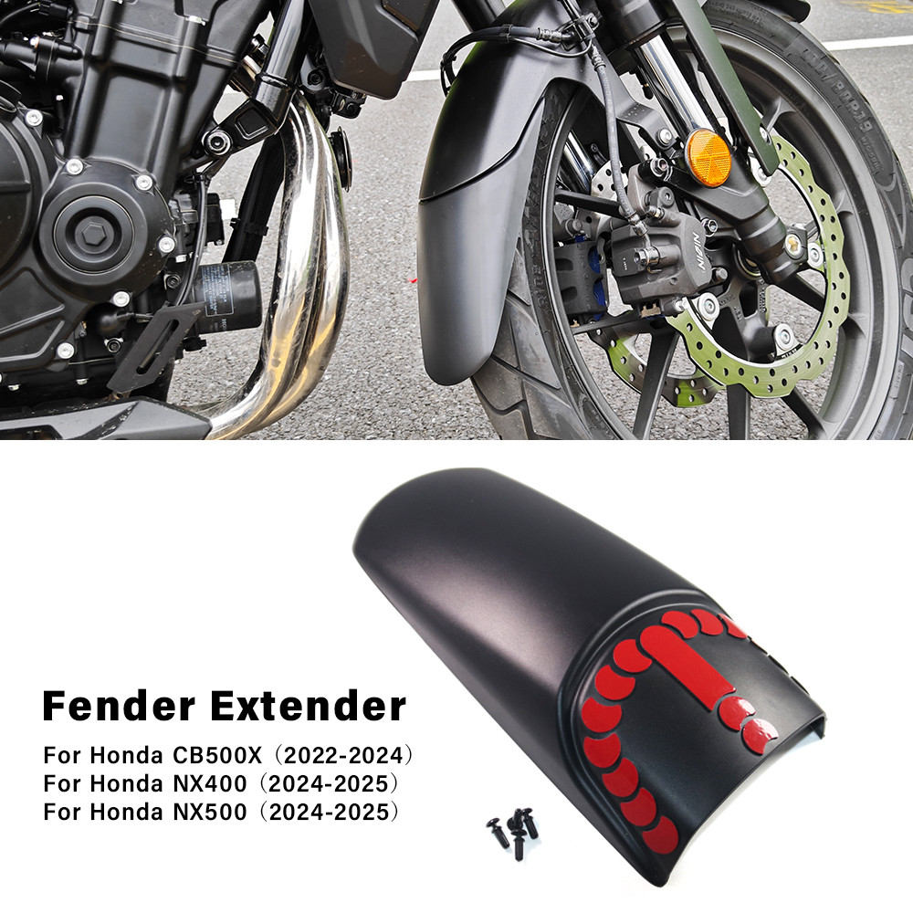 Front Fender Mudguard Extender For Honda Cb500X Cb 500X (2022-2024), Nx400 Nx500 Nx 500 2024-2025
