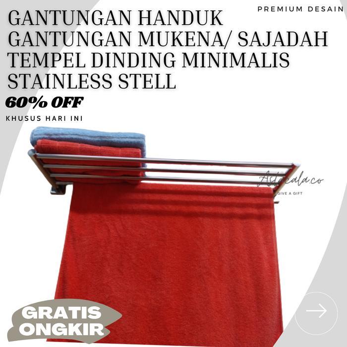 Gantungan Handuk Kamar Mandi Stainless Minimalis