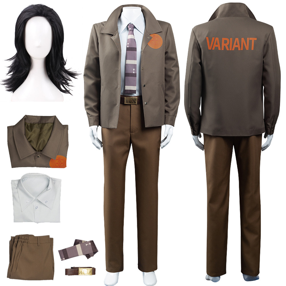 2021 Loki Tva Cosplay Costume Time Variance Authority Uniform Coat Jacket Disguise For Boys Men
