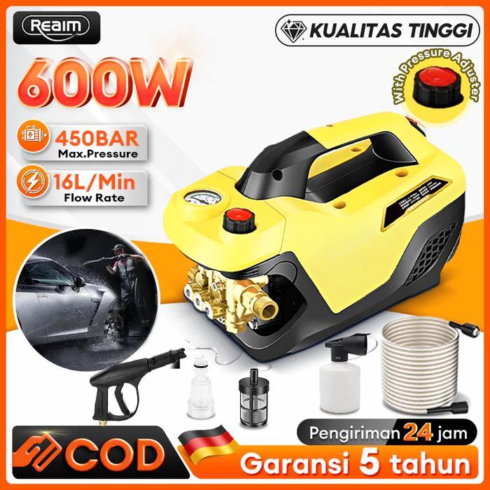 Reaim Jet Cleaner Mesin Cuci Steam Mobil Dan Motor /Alat Steam Cuci Motor & Mobil / Pressure Washer