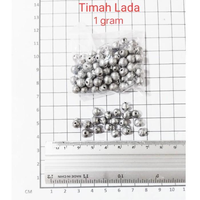 TIMAH PANCING PASIR LADA BULAT KECIL PER KILO AN 1KG 0.5-1-2-3 GRAM