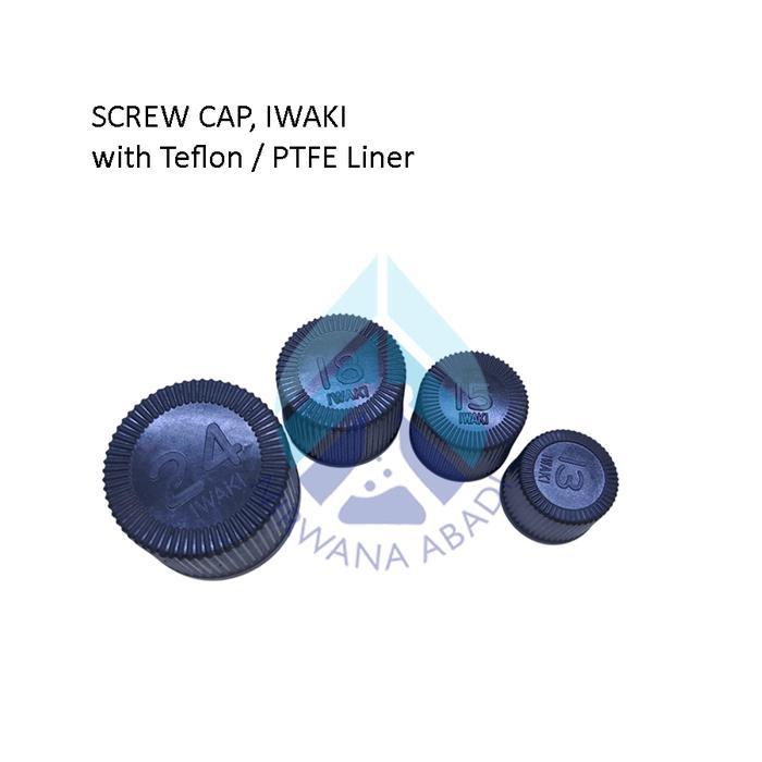 TABUNG REAKSI DENGAN TUTUP ULIR 18 X 180MM IWAKI TEST TUBE WITH SCREW CAP GCMI415-18