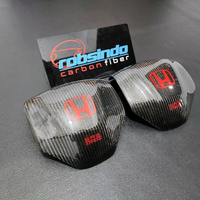 carbon cover airbag mugen carbon jazz gk5/ honda hrv