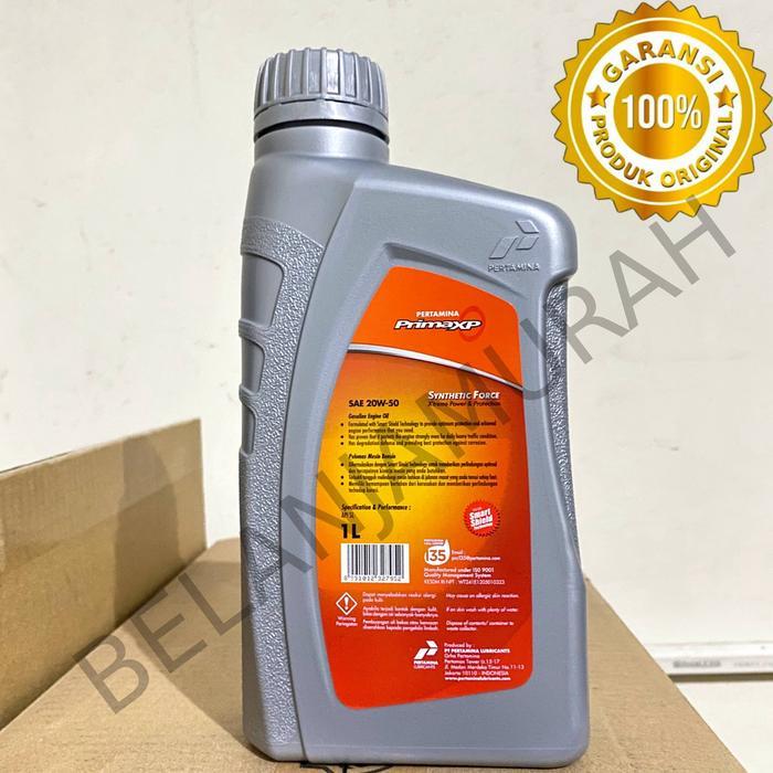 Oli Pertamina Prima Xp Sae 20W-50 1L / 1 Liter Terbaik