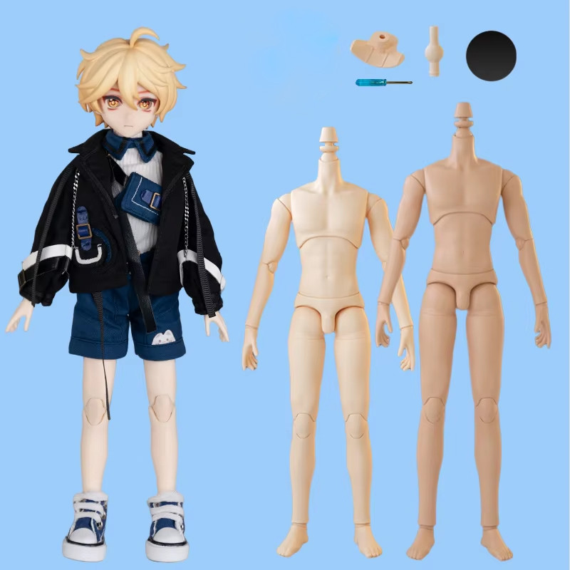 22Cm 23.5Cm Ymy23/25 Male Body Joint Doll Diy Boy Body For Blyth, Gsc Head, Ob22,Ob23,Ob24 Bjd Doll