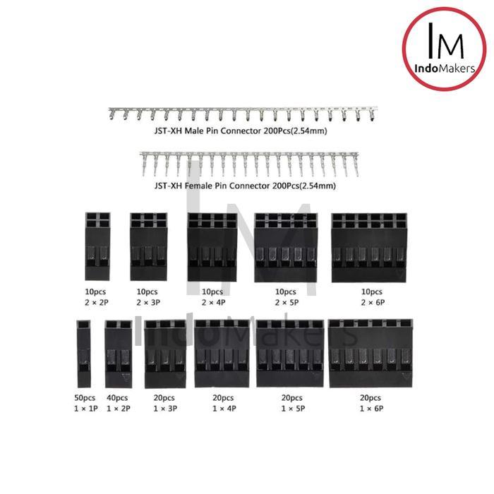 620pcs Dupont Connector 2.54mm Dupont Header Jumper Housing Set