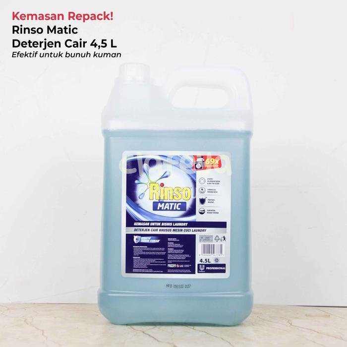 RINSO / RINSO MATIC LIQUID / DETERJENT CAIR / 5 LITER