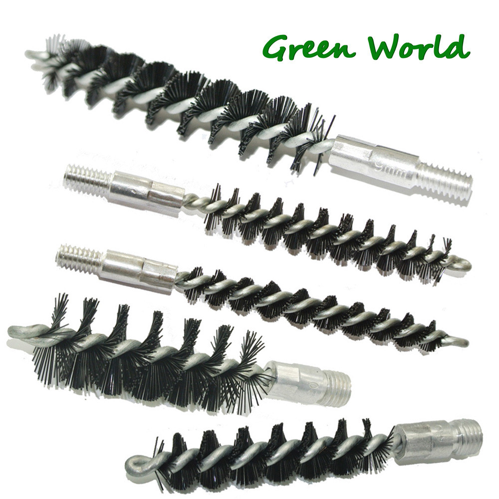 Green World 3Pcs/Lot .22Cal .30Cal,9Mm,12Ga Nylon Brush,Gun Clean Brush