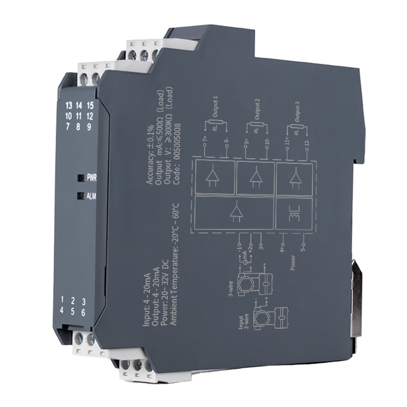 BELI SEKARANG DC 4-20ma input analog signal isolator converter / signal splitter with 4-20ma output 