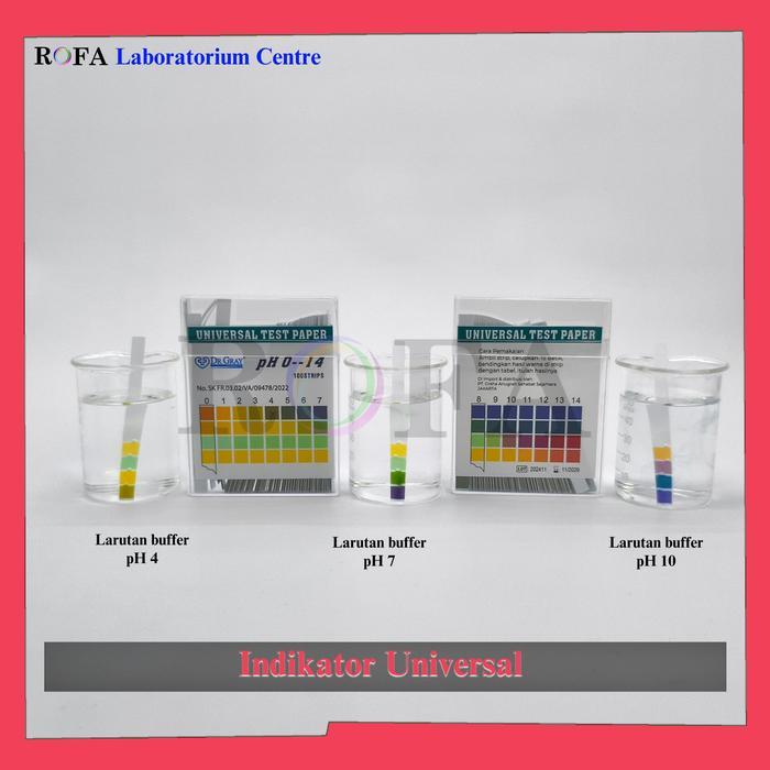 "New" Indikator Universal / Universal Indicator / Kertas pH / pH Paper / Lakmus Universal / pH