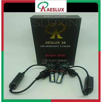 Lampu Led Aeslux 38 3 Warna H4