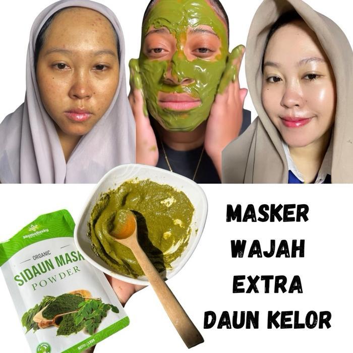 Masker daun kelor / masker bruntusan Wajah Perawatan Memutihkan