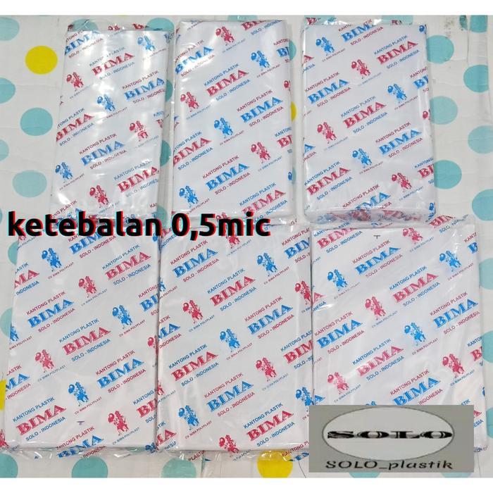 Plastik Pp Bening Tebal 05 / Plastik Kaku Bening Tebal / Plastik Makanan Kering / Plastik Snack