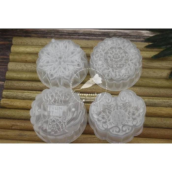 CETAKAN PUDING MOONCAKE SERIES A / CETAKAN MOONCAKE PLASTIK / MOONCAKE MOLD