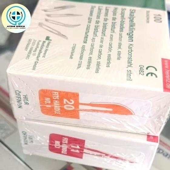 BISTURI AESCULAP BBRAUN / SURGICAL BLADE STERILE BROUN / BISTURI HERENZ