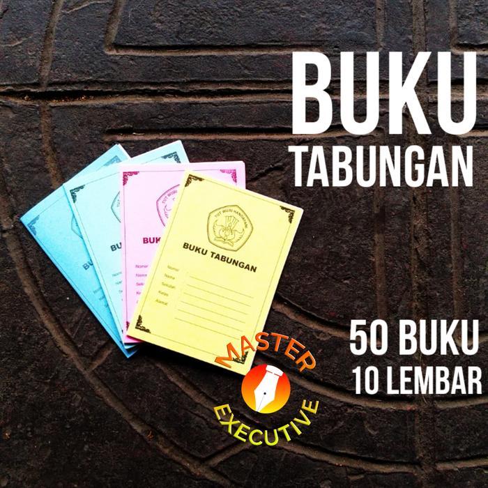 Terlaris Buku Tabungan Anak Sekolah / Karyawan / Koperasi - 50 Buku 10 Lembar SALE