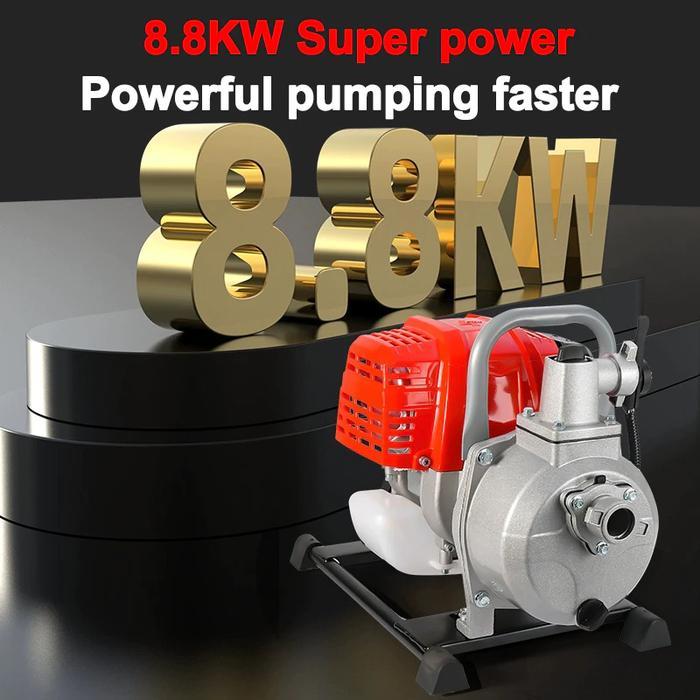 REAIM MESIN POMPA AIR SAWAH IRIGASI EMPANG WATER PUMP 1 & 1.5 INCH MESIN POMPA AIR BENSIN OUTDOORS