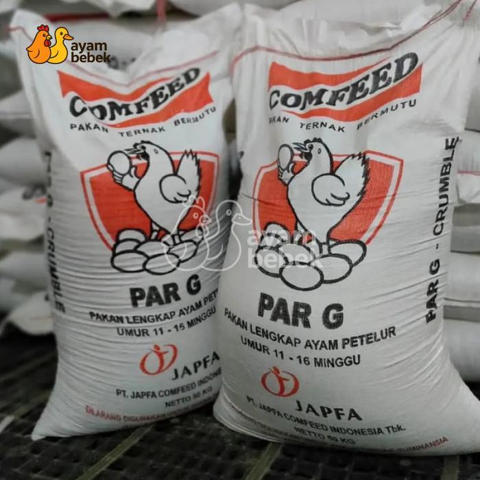 Comfeed PAR G - Pakan Lengkap Ayam Petelur (Grower) Umur 1117 Minggu REPACK AyamBebek Pakan dan