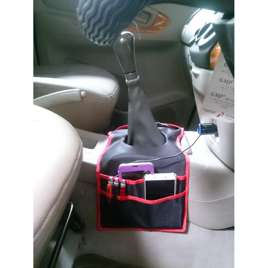 tas hp aksesoris mobil PocketCar Tas mobil Kantong Tas Tuas Transmisi