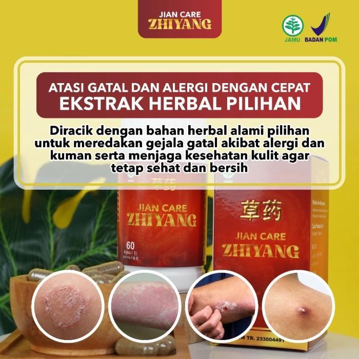 OBAT HERBAL UNTUK ALERGI KULIT /OBAT GATAL JIANCARE ZHIYANG