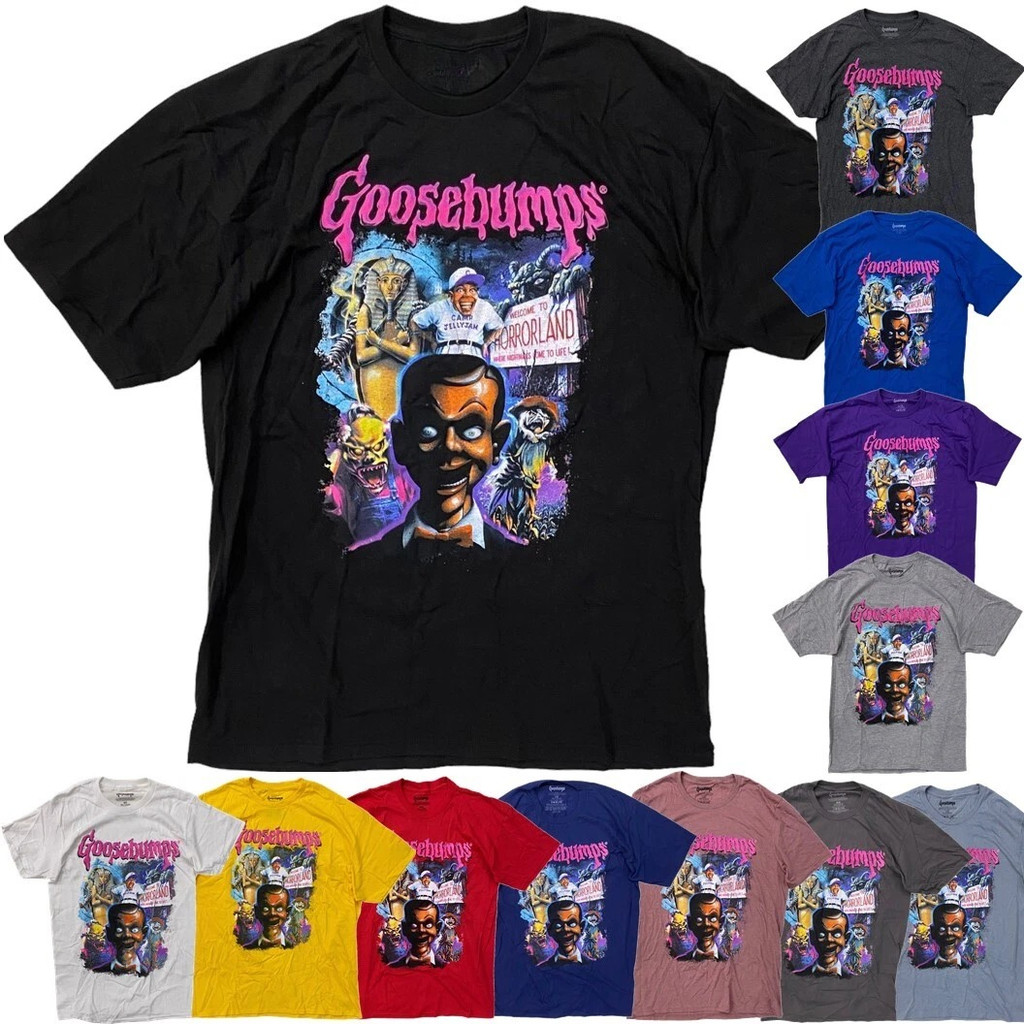 Goosebumps Men's Licensed Welcome To Horrorland Graphic Tee T-Shirt High-end Luxury Is for Both Men