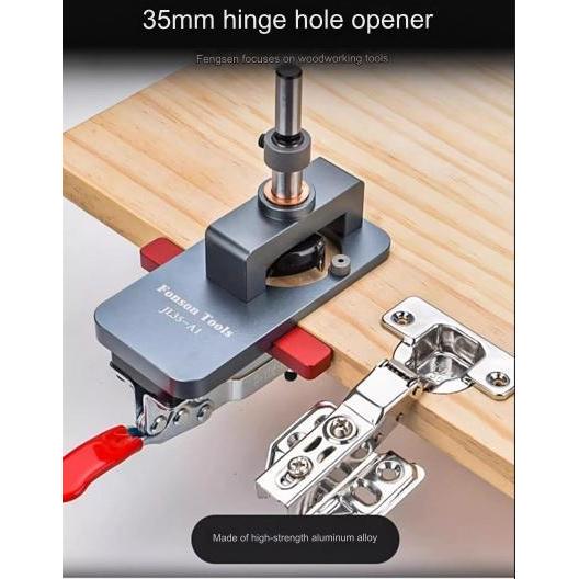 Concealed Hinge Jig Guide Jig Engsel Sendok Metal