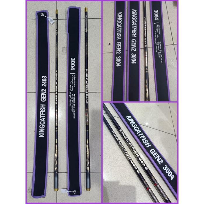 Pole / Tegek Iguruai King Catfish Gen 2 (For Galatama Lele)