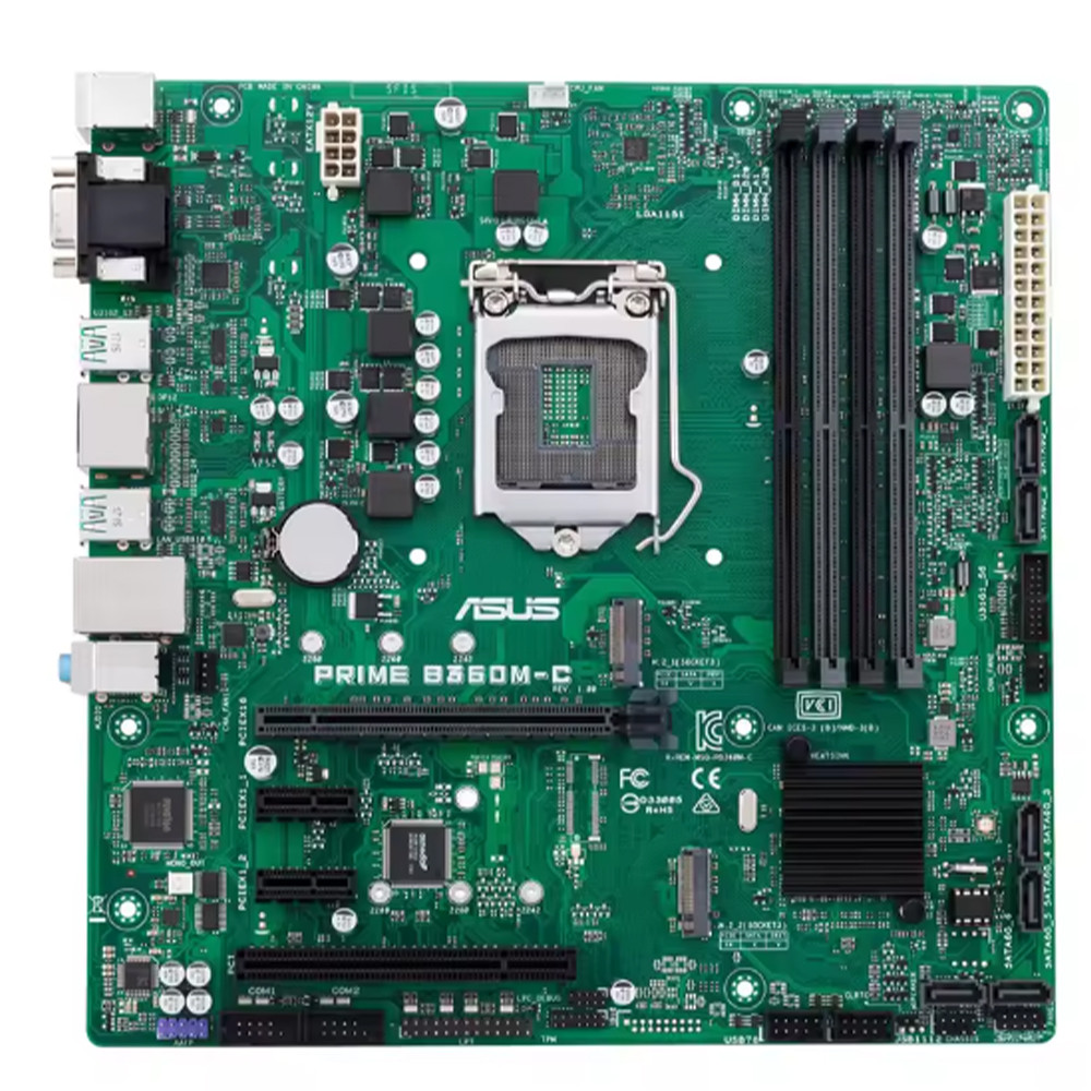 Asus Prime B360M-C Motherboard B360 Lga 1151 Supports I9-9900K I7-9700K I5-9400F I3-9100F Cpu 4Xddr4