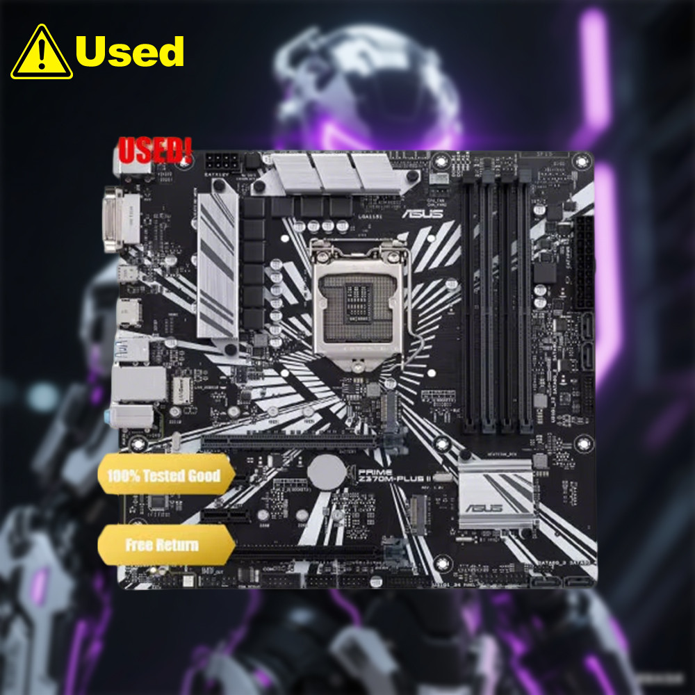 Asus Prime Z370M-Plus Ii Motherboard Micro-Atx (Intel Z370/Lga 1151)