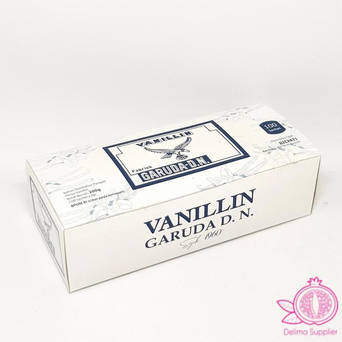 MNTB VANILI GARUDA VANILLIN 1 DUS (2G/PCS) - BAHAN PERISA BAKING KUE