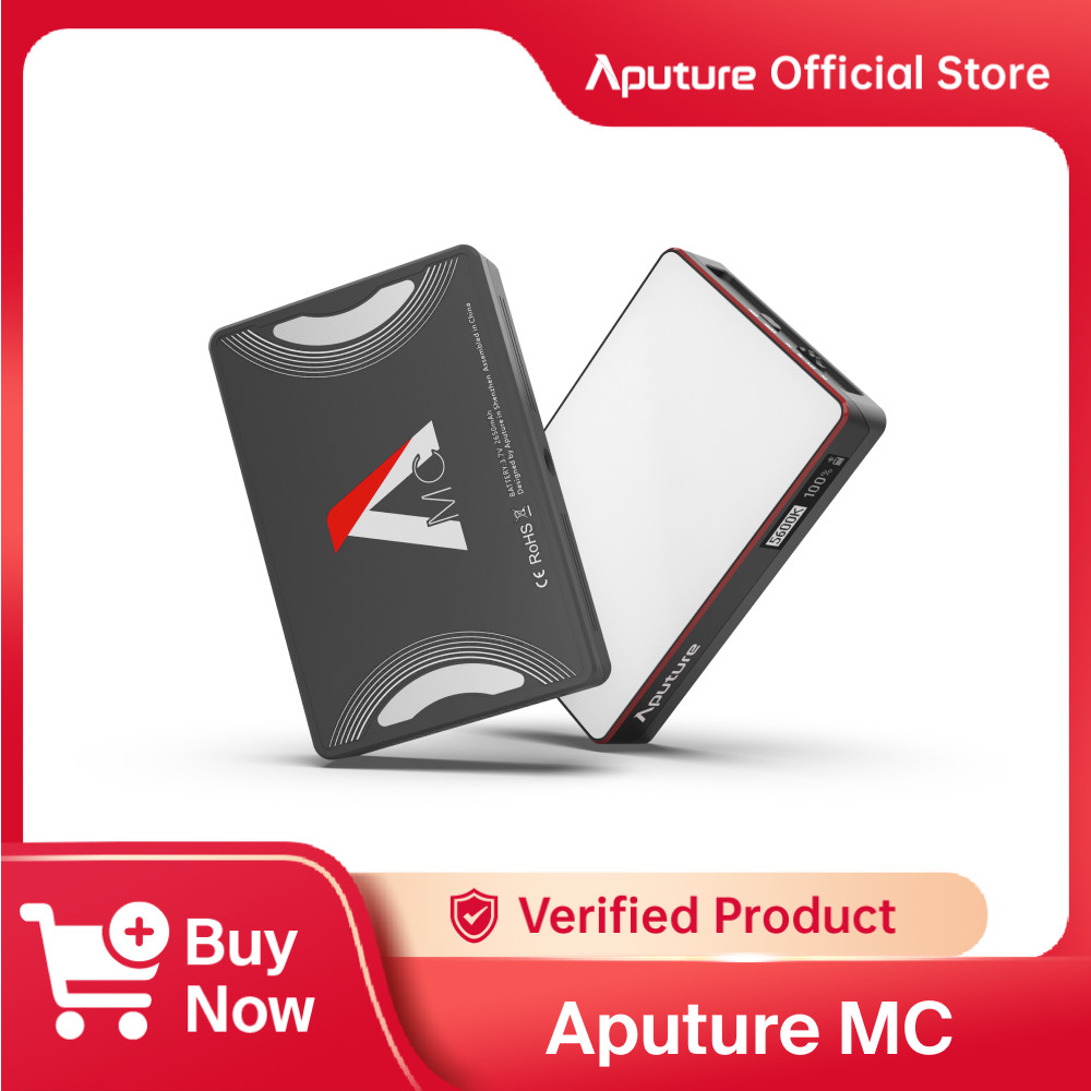 Aputure Mc Al-Mc Rgbww Led Lights 3200K-6500K Photography Lighting Cct Control Al-Mc Rgb Light Video