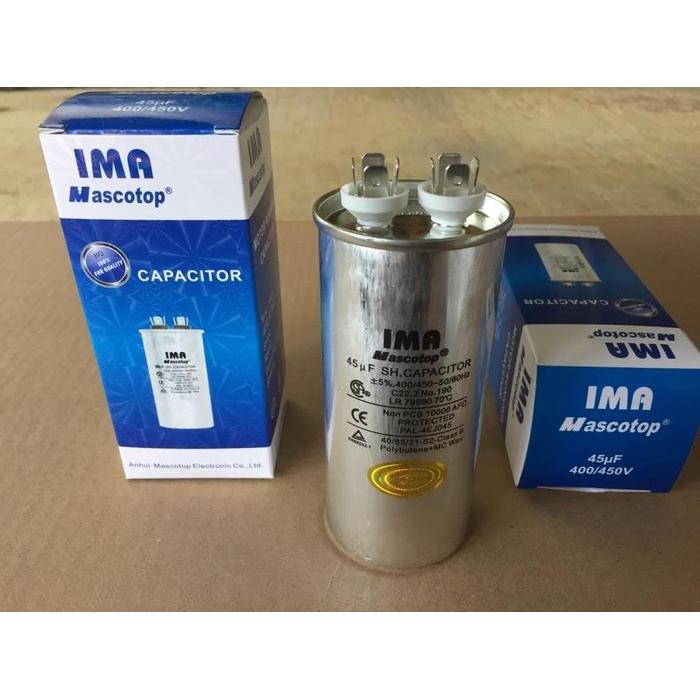 KAPASITOR AC 45 UF/CAPASITOR AC 45 UF "IMA"