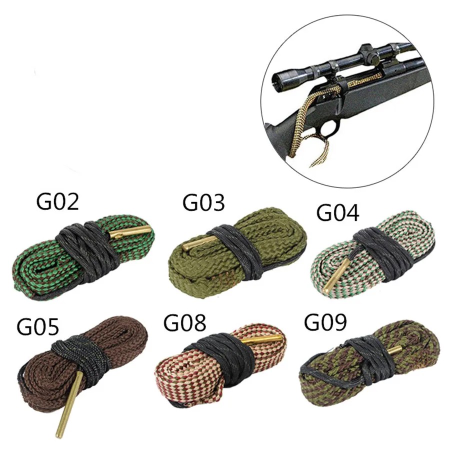 Gun Bore Cleaner Bore With Gun Oil .223/5.56 .308/7.62 9mm 12GA .45 .22LR .270/7mm Pistol Shotgun