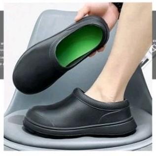 Sepatu Kitchen Chef Sepatu Tahan Air Sepatu Tahan Minyak Sepatu Kitchen Sepatu Koki Pria-Wanita Flat