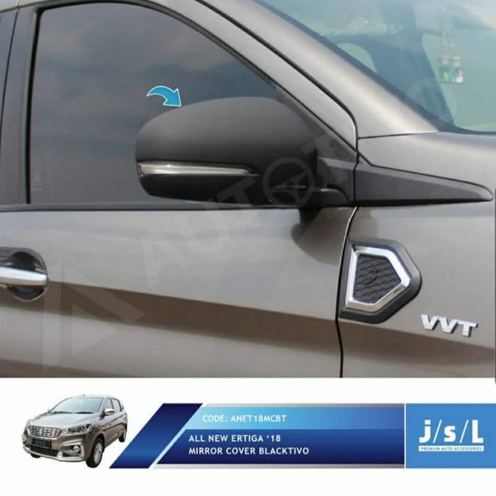 JSL MIRROR COVER / TUTUP SPION HITAM BLACKTIVO XL7 / XL 7