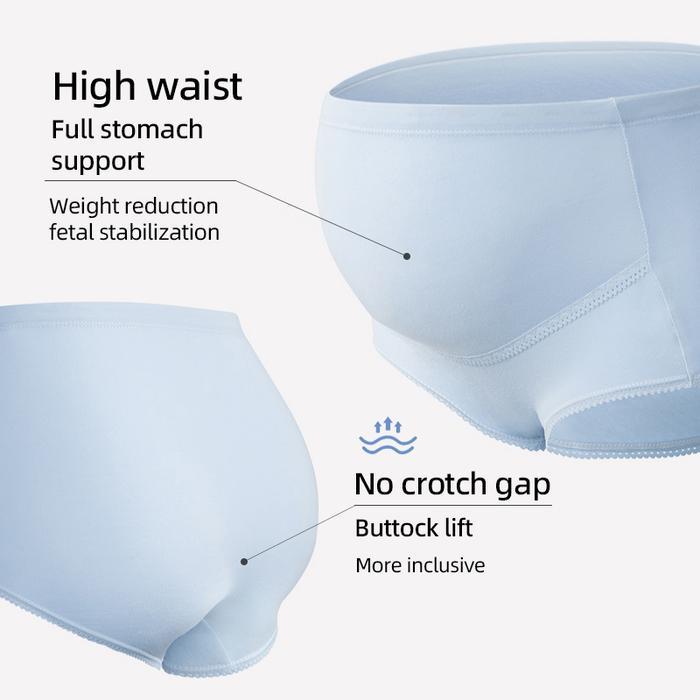 Angel Mommy Maternity High Waist Panty Celana Dalam Hamil Katun Kuning Wanita Ibu Merah Bayi 836