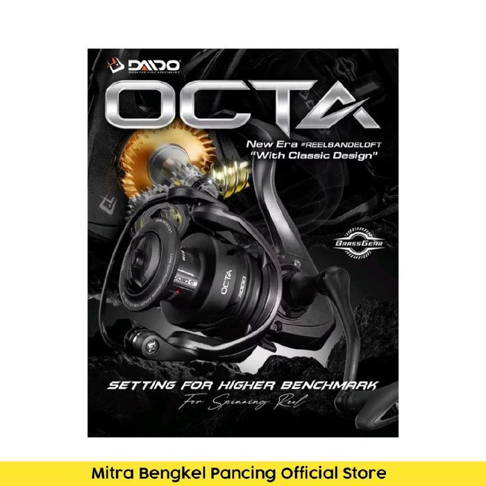 Reel Daido Octa 1000 - 6000RK Brass Gear Reel Pancing Original