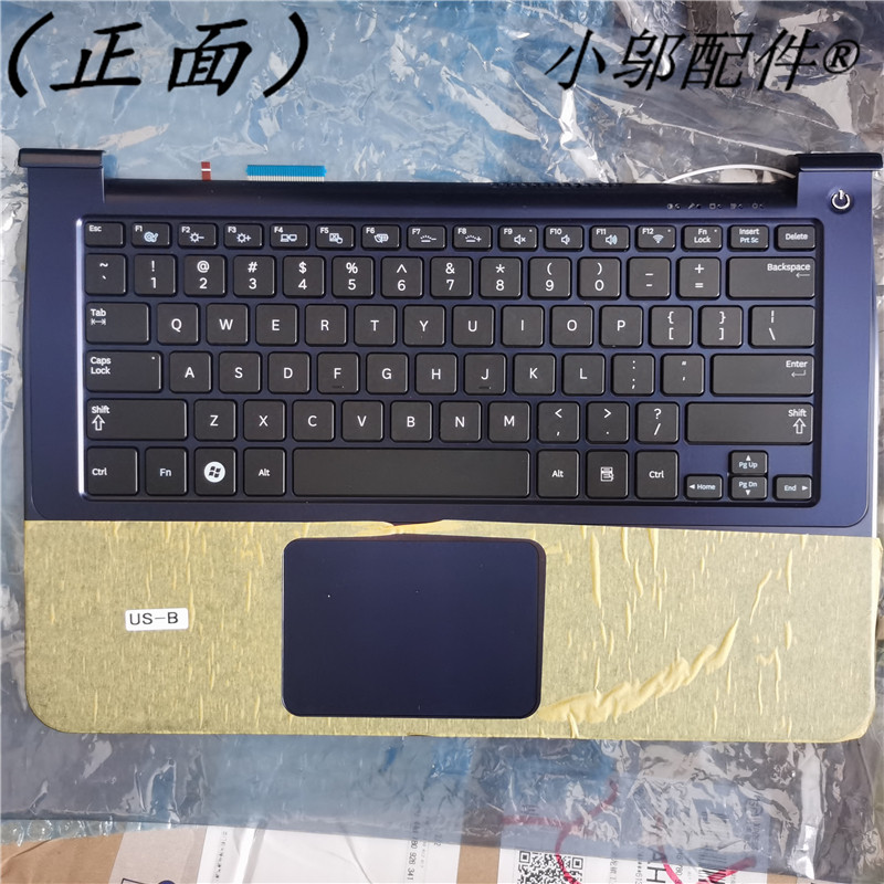 US New laptop upper case cover palmrest with keyboard for samsung 900X3A np900X3A